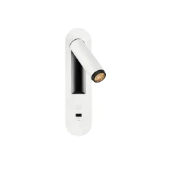 wall recessed luminaire GRIP! S WL DIM USB-C with switch, adjustable, with USB charging function IP20, black, white dimmable