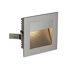 Recessed luminaire FRAME CURVE LED silver grey LED warmwhite, LED warm white