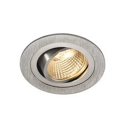LED Downlight Set NEW TRIA DL ROUND Recessed luminaire, 6W, 38°, 2700K, incl. driver, clip springs, white
