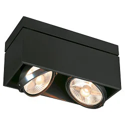 Ceiling spot KARDAMOD SURFACE SQUARE ES111 Double, square, 2x GU10