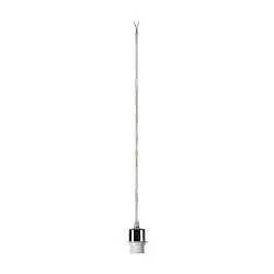 Pendant luminaire FENDA E27 Pendant cable with open cable, canopy excl., shade excl., chrome