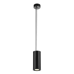 LED Pendant luminaire SUPROS 78 LED, round, 9W, 60°, 3000K, black