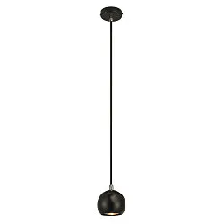Pendant luminaire LIGHT EYE BALL, LED GU10, max. 6W, black/chrome