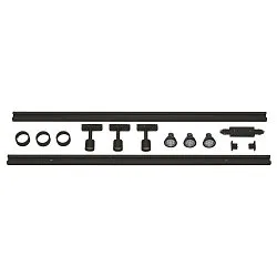 1 Phase-High voltage-Set incl. 3x PURI Spot and 3x LED GU10 lamps/bulbs and accessory, white