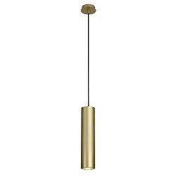 Pendant luminaire ENOLA B PD-1, IP20, GU10 QPAR51, Ø 6,7cm / H 30cm, aluminium, brass