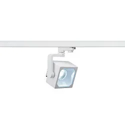 LED 3-Phase Spot EURO CUBE, 28,5W, 4000K, 60°, incl. 3-Phase-adaptor, white