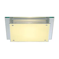 Wall-/Ceiling luminaire GLASSA E27 Glass satinated
