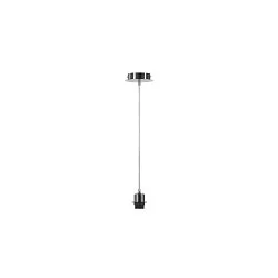 Pendant luminaire FENDA E27 Pendant rod, shade excl., chrome