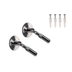 WALL HOLDER, for TENSEO low-voltage wire system, long, 2 items, chrome