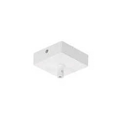 Accessories Ceiling canopy for GLENOS Pendant luminaire, 8,5x8,5x2,7cm, with strain relief, matt white
