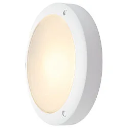 Outdoor luminaire BULAN Wall / Ceiling luminaire, round, E14, max. 60W, satined glass, anthracite