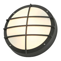 Wall luminaire BULAN GRID, round, E27, max. 2x25W, white