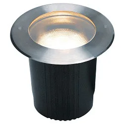 Outdoor luminaire DASAR® 215 UNI Floor recessed luminaire, with round Stainless steel cover round cover