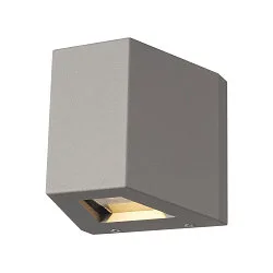 LED Outdoor luminaire OUT BEAM LED Wall luminaire, double beam, 3000K, IP44, silver grey
