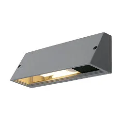 Wall luminaire PEMA SQUARE, E27, max. 15W,, silver-grey