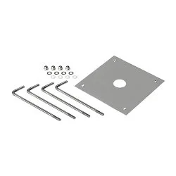 Concrete anchor for LED Outdoor luminaire BENDO aluminium silvergrey