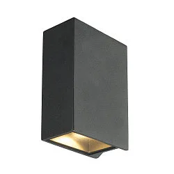 LED Wall luminaire QUAD 2 XL, square, 8,6W, COB LED, 3000K, 110°, anthracite