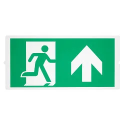 Accessories for LED Emergency Light P-LIGHT AREAL LED Pictogram foil, 3er Set, green