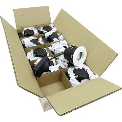 recessed luminaire UNI INSTALL G2 round, set of 10 GU10 IP44, white matt 
