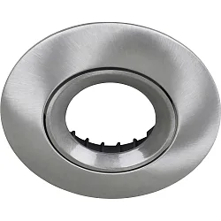 cover VELIA round, 6 pieces, brushed aluminium