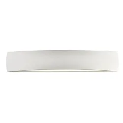 Wall luminaire ALBA 16/3386-53, Up & Down, 53cm, 2x E14 max. 15W, paintable plaster, white