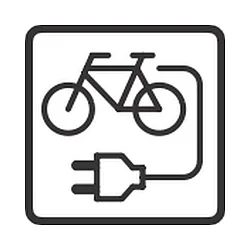 socket E-BIKE TYPE GERMAN (NO 4417 /-19) with cover, ebike_version, green, grey