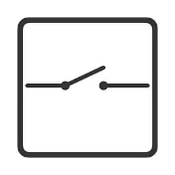 changeover switch NO 4417 /-19 2-fold, on/off, grey
