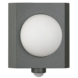 outdoor wall luminaire TYPE NO 6127 with sensor, with motion detector E27 IP44, anthracite dimmable