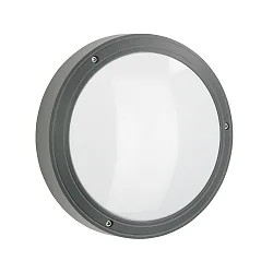 outdoor wall luminaire TYPE NO 6439 with motion detector IP65, anthracite, opal dimmable