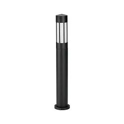 Bollard light Type No. 2249, E27, IP44, height 90cm, E27 QA55 max. 57W, cast alu / opal glass, black