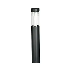 LED Bollard light Type No. 2267, asymmetrical 180°, IP54, height 100cm, 18.5W 3000K 2000lm, DALI dimmable, black matt