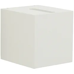 LED Outdoor Wall spot Type No. 2415 - 2-sided, tight/tight, square, IP44, 230V AC/DC, 13.4W 3000K 1200lm, lens clear, white