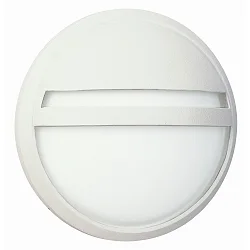 Outdoor Wall luminaire Type No. 6106, IP44, Ø 28cm, E27 QA55 max. 57W, white