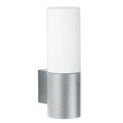 outdoor wall luminaire TYPE NO 0377 E27 IP54, silver dimmable