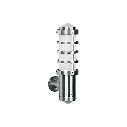 wall luminaire TYPE NO 0687 E27 IP44, stainless steel, opal dimmable