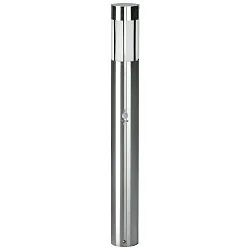 Bollard light Type No. 2246 with motion detector (Typ 2011), IP44, 90cm, E27 QA55 max. 57W, stainless steel / opal glass