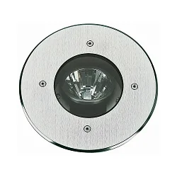 Outdoor Ground recessed spot Type No. 2149, IP67 IK08, Ø 22cm, G9 QT14 max. 60W, stainless steel cover, swiveling 30°