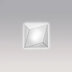 Wall or ceiling luminaire PL UKIYO P, E27, 55cm, IP20, white