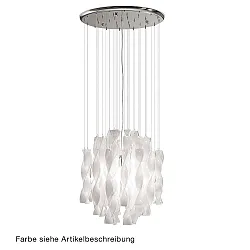 Pendant luminaire SP AURA 45, E27, IP20, Murano glass, clear
