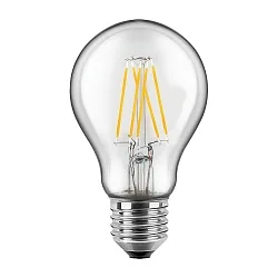 Blulaxa LED Pear shaped Filament Lamp RETRO clear, 300°, E27, warmwhite, glass, 4W
