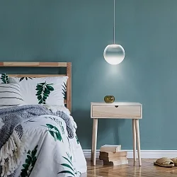 pendant luminaire BLOP MOLL LV S IP20, chrome dimmable