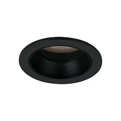 recessed luminaire, glossy, black, transparent 9,2W 820lm 3000K 20-40° 20-40° CRI 80-89