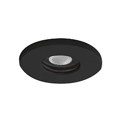 spot without reflector, black, transparent 