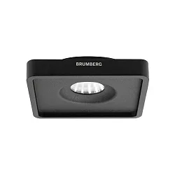 downlight QUIBIC square, built-in version, direct / indirect IP20, black matt dimmable