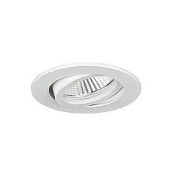 recessed luminaire IP20, glossy, transparent, white  3W 340lm 4000K 20-40° 20-40° CRI 80-89