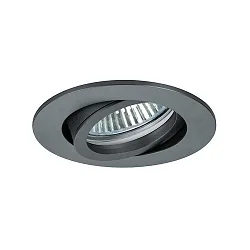 recessed luminaire IP20, glossy, titanium, transparent 3W 340lm 4000K 20-40° 20-40° CRI 80-89
