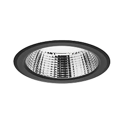 recessed luminaire IP20, glossy, opal, black  25W 1877lm 3000K CRI 90-100