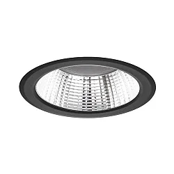 recessed luminaire IP20, glossy, opal, black 19W 1310lm 4000K CRI 90-100