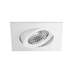 recessed luminaire OLENI-S / PHASE DTW 918-930 square, swivelling, Dim-To-Warm IP20, white matt dimmable 6