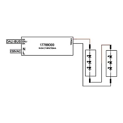 LED power supply unit DALI controllable, dimmable